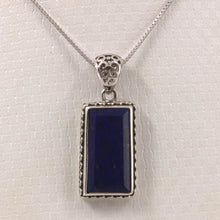 Load image into Gallery viewer, Rectangle Blue Lapis Lazuli Pendant
