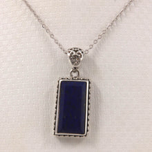 Load image into Gallery viewer, Rectangle Blue Lapis Lazuli Pendant
