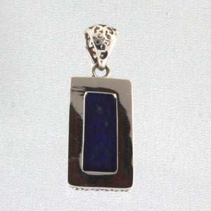 Rectangle Blue Lapis Lazuli Pendant