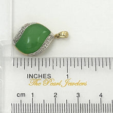 Load image into Gallery viewer, S-Shape Green Jade 14k Gold Pendant
