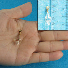 Load image into Gallery viewer, Sterling Silver Crystal Fortune Pendant