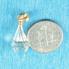 Load image into Gallery viewer, Sterling Silver Crystal Fortune Pendant