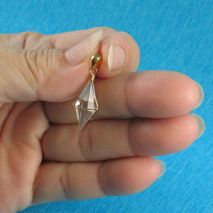 Sterling Silver Crystal Fortune Pendant
