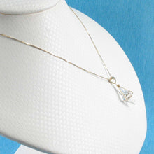 Load image into Gallery viewer, Sterling Silver Crystal Fortune Pendant
