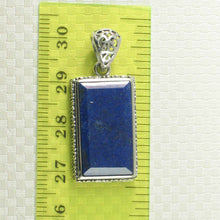 Load image into Gallery viewer, Slim Lapis Rectangle Pendant
