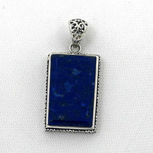 Load image into Gallery viewer, Large Lapis Rectangle Pendant