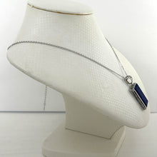 Load image into Gallery viewer, Large Lapis Rectangle Pendant