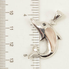 Load image into Gallery viewer, Sterling Silver Dolphin Mother of Pearl Pendant