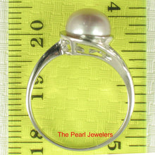 Load image into Gallery viewer, Solid Sterling Silver .925 Natural Lavender-Pink Freshwater Cultured Pearl Solitaire Ring