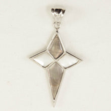 Load image into Gallery viewer, Sterling Silver Unique Mother of Pearl Pendant