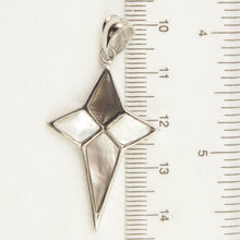 Load image into Gallery viewer, Sterling Silver Unique Mother of Pearl Pendant