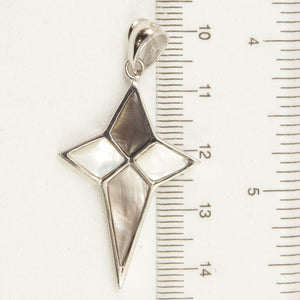 Sterling Silver Unique Mother of Pearl Pendant