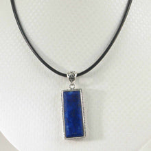 Load image into Gallery viewer, Tall Lapis Rectangle Pendant