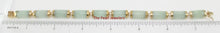 Load image into Gallery viewer, 14k Yellow Gold “Joy” Clasp 10 Segments Apple Green Jade Bracelet