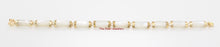 Load image into Gallery viewer, 14k Yellow Gold “Joy” Clasp 10 Segments White Mother of Pearl Bracelet