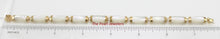 Load image into Gallery viewer, 14k Yellow Gold “Joy” Clasp 10 Segments White Mother of Pearl Bracelet