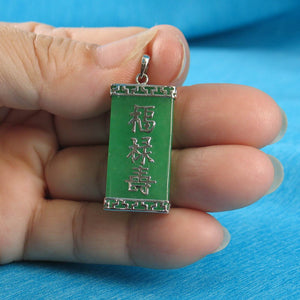 Three Stars of Luck Jade Pendant