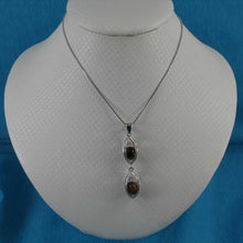 Load image into Gallery viewer, Sterling Silver Tiger Eye Lucky Lanterns Pendant