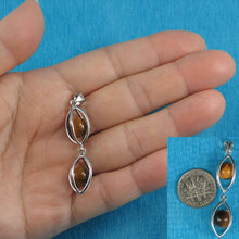 Load image into Gallery viewer, Sterling Silver Tiger Eye Lucky Lanterns Pendant