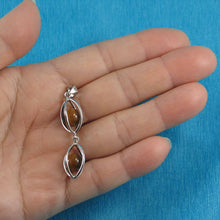 Load image into Gallery viewer, Sterling Silver Tiger Eye Lucky Lanterns Pendant