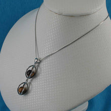 Load image into Gallery viewer, Sterling Silver Tiger Eye Lucky Lanterns Pendant
