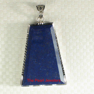 Trapezoid Blue Lapis Pendant