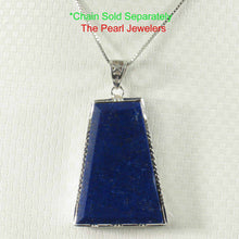 Load image into Gallery viewer, Trapezoid Blue Lapis Pendant