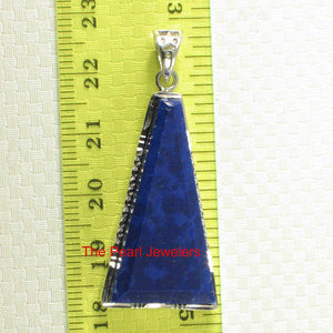 Trapezoid Shaped Blue Lapis Lazuli Pendant