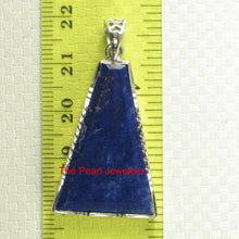 Load image into Gallery viewer, Classic Trapezoid Blue Lapis Pendant