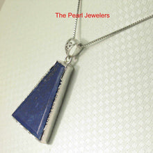 Load image into Gallery viewer, Classic Trapezoid Blue Lapis Pendant