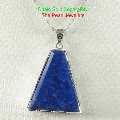 Trapezoid Fine Lapis Pendant