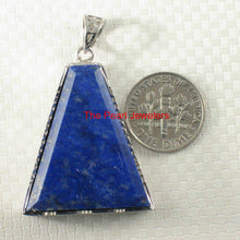 Load image into Gallery viewer, Trapezoid Fine Lapis Pendant