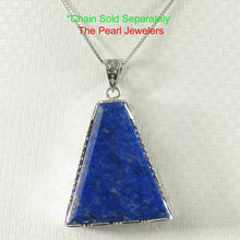 Load image into Gallery viewer, Trapezoid Fine Lapis Pendant