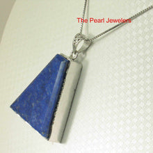 Load image into Gallery viewer, Trapezoid Fine Lapis Pendant