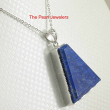 Load image into Gallery viewer, Trapezoid Fine Lapis Pendant