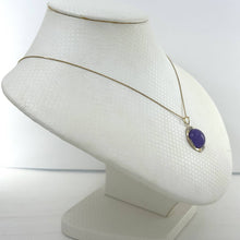 Load image into Gallery viewer, Two-Tone Lavender Jade 14k Gold Pendant