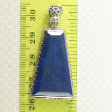 Load image into Gallery viewer, Vertical Trapezoid Blue Lapis Lazuli Pendant