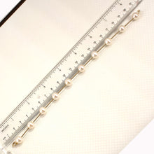 Load image into Gallery viewer, 14k Yellow Gold Twist Tube White Cultured Pearl Bracelet