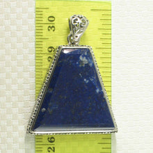 Load image into Gallery viewer, Wide Trapezoid Blue Lapis Lazuli Pendant