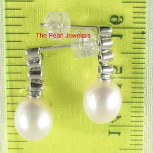 1000115-14k-White-Gold-Diamond-Genuine-White-Pearl-Dangle-Stud-Earrings