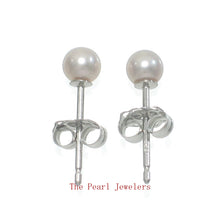 Load image into Gallery viewer, 1000149-14k-White-Gold-High-Luster-Lavender-Cultured-Pearl-Stud-Earrings
