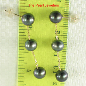 1000171-14k-Gold-Tin-Cup-Dangle-Peacock-Cultured-Pearl-Stud-Earrings