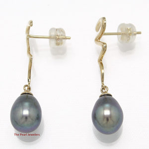 1000191-14k-Gold-Black-Pearl-Dangle-Earrings