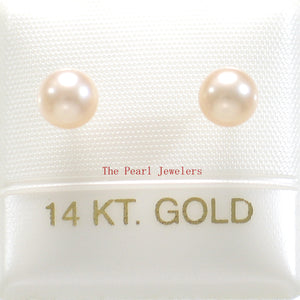 1000257-14k-Gold-Luster-Peach-Cultured-Pearl-Stud-Earrings
