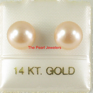 1000287-14k-Gold-Luster-Peach-Cultured-Pearl-Stud-Earrings