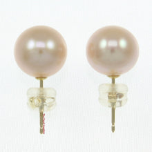 Load image into Gallery viewer, 1000304-14k-Gold-Luster-Lavender-Cultured-Pearl-Stud-Earrings