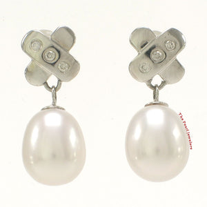 1000605-14k-Gold-Diamonds-White-Cultured-Pearl-Dangle-Stud-Earrings