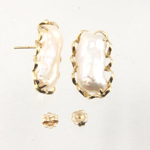 1000764-14k-Gold-Hand-Crafted-Genuine-White-Biwa-Pearl-Stud-Earrings