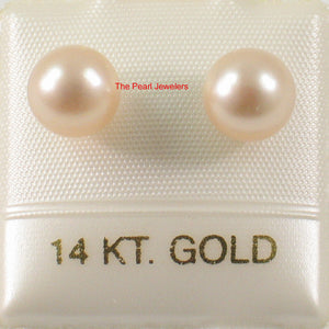 1000792-14k-Yellow-Gold-High-Luster-Peach-Cultured-Pearl-Stud-Earrings