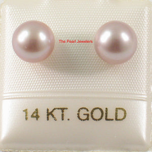 1000792L-14k-Yellow-Gold-High-Luster-Lavender-Cultured-Pearl-Stud-Earrings